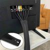 1/2/4 PCS Flexible Cable Management Sleeve Cord Organizer with Zipper Universal Cable Sleeve Wrap Cover Home Office Desktop