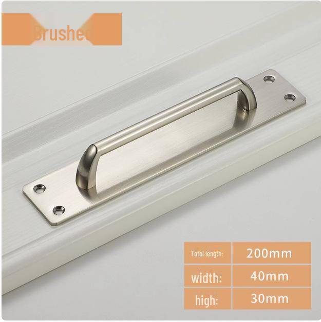 European Antique Copper Double Door Handle - Exposed & Invisible Design