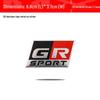 Алюминиевая спортивная наклейка с логотипом Toyota GR для рулевого колеса и кузова GR86