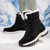 High-top Plush Women's Snow Boots Comfortable Non-slip Women Cotton Shoes Outdoor Waterproof Boots Warm Women Sports Shoes