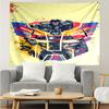 Transformers Print Tapestry, Backdrop, Easy Setup, Ideal for Bedroom, Office & Living Room, with Aesthetic Wall Hanging Decor.