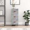 VidaXL Buffet Concrete Grey 34.5x34x90 Cm Engineered Wood 828576