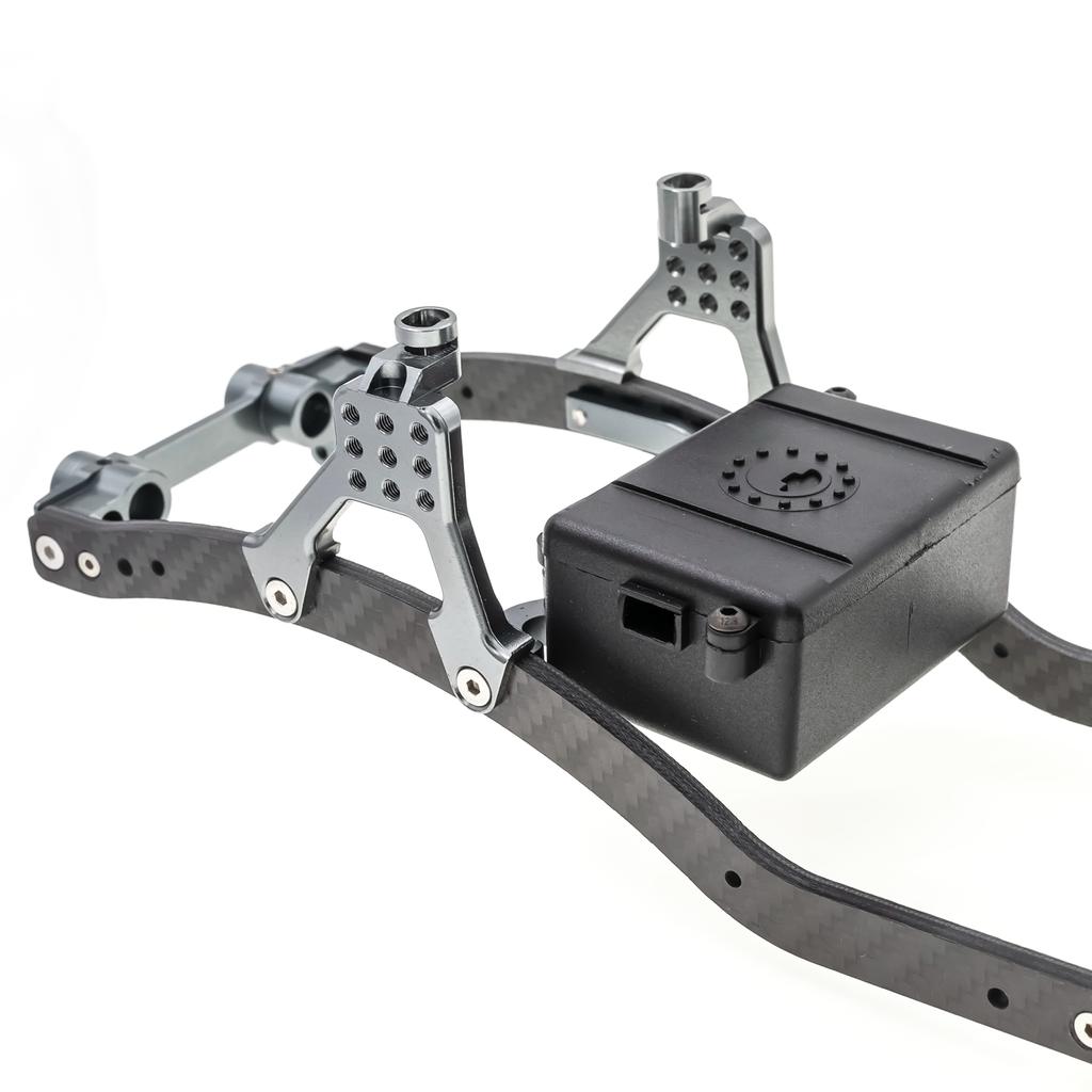 Металлическая рама шасси Замена деталей корпуса шасси с дистанционным управлением для осевого SCX10 1:10 Пульт дистанционного управления