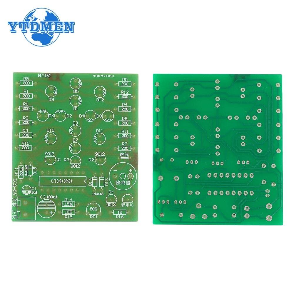 Комплект для изготовления лампы мечты CD4060 Музыкальный фонарь для изготовления фонарей для Алисы Музыкальная лампа Студенческий учебный мастер Лаборатория DIY Электронный комплект