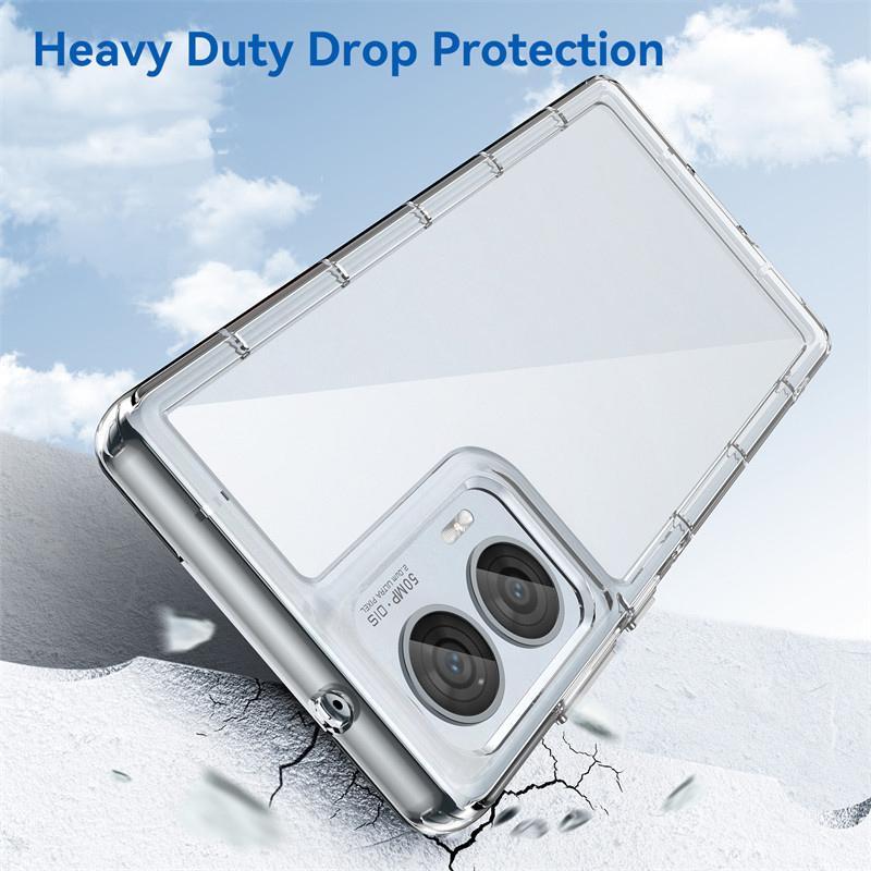 For Motorola Moto Edge 50 Fusion Case Motorola Moto Edge 50 Fusion Cover Shockproof Hard PC TPU Silicone Protective Phone Cover