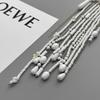 Salircon Classic Fashion Metal Chain Pendant Tassel Brooch Women Creative Handmade Personality Charm Trousers Pins Rock Jewelry
