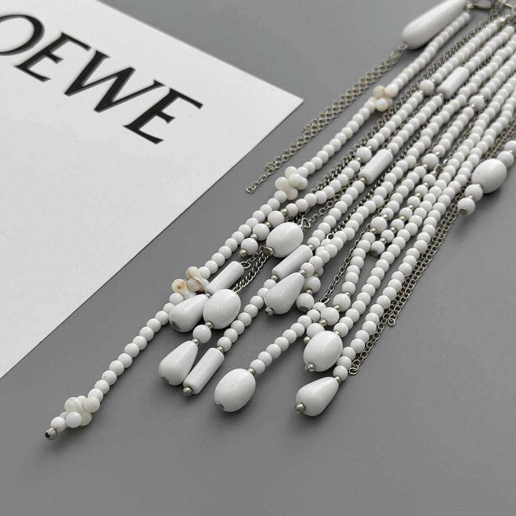 Salircon Classic Fashion Metal Chain Pendant Tassel Brooch Women Creative Handmade Personality Charm Trousers Pins Rock Jewelry