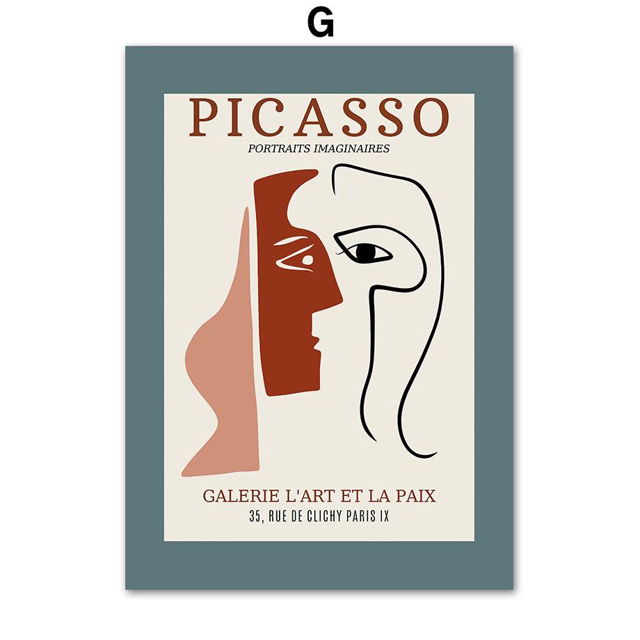 Уильям Моррис Анри Матисс Пикассо линия цветочные постеры и принты настенная живопись на холсте для гостиной декоративные картины