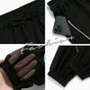 Women Summer Ice Silk Quick Drying Sports Cropped Pants Large Size Loose Hollow Out Thin Casual Jogger Pants