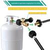 Propane Tank Gauge Level Indicator Universal Propane Gauge Easy Installation Widely Used Color Coded Gas Pressure Meter
