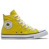 Converse Chuck Taylor All Star Круглый носок Шнуровка Нескользящие Износостойкие Дышащие Высокие эспадрильи Женские Желтые