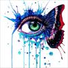 5d Алмазная картина вышивка крестом полная дрель бабочка глаз алмазные стразы вышивка домашний декор
