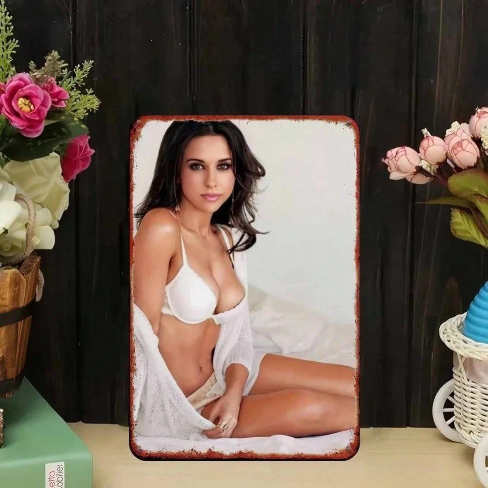 Vintage Sexy Lady Metal Wall Art Handmade Iron Plaque Bedroom Bar Garage Garden Outdoor Decor