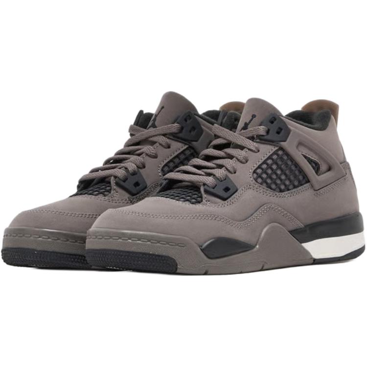 Air Jordan 4 Retro PS Cave Stone Детские кроссовки Коричневый Черный Лунный частица IB4388-200