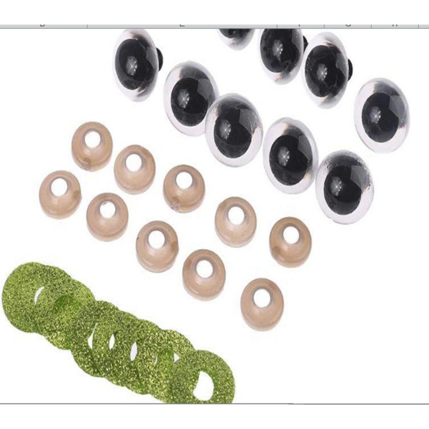 Товары для рукоделия «сделай сам», пластиковые безопасные игрушечные глаза, красочные глаза для кукол, для кукольных игрушек, мягкие игрушки, куклы, вязаные крючком игрушки, поделки CZK