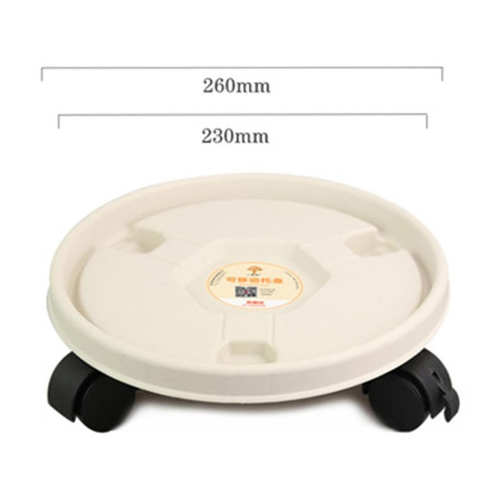 Flowerpot Base Roller Plate Sturdy Support with Degree Rotating Wheels