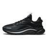 Li Ning Flow Cloud Fabric Reflective Trendy Sports Shock Absorbing Non-Slip Wear Resistance Low Top Casual Shoes Men sneakers Black AGLS007-1