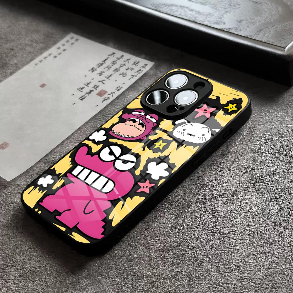 Crayon Shin-chans Phone Case For IPhone 16 Pro Max 15 Plus 14 Pro 12 11 13 Mini X XR XS Max 8 7 Plus SE Glass Cover