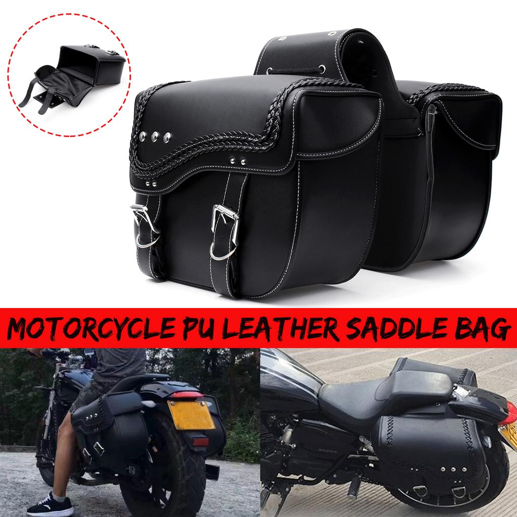 Motorcycle SaddleBag Large Capacity Motorbike Side Bags Storage Tool For Universal Motorbike B54775