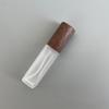 Портативный стеклянный флакон для духов с деревянной крышкой, варианты 5 мл и 10 мл