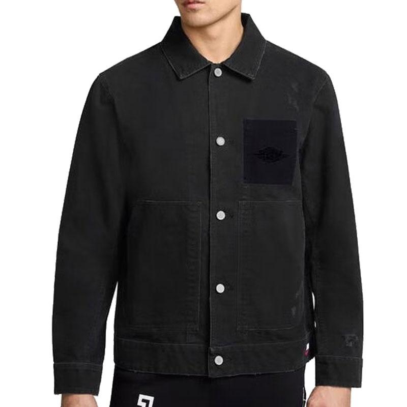 Jordan Air Jackets Men's Black Lapel Moderate Other IB3002-010