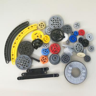 Серия MOC Gear Высокотехнологичный DIY Мелкие Детали Строительный Блок Совместимая Шестерня Вращающаяся Платформа Шестерня Дифференциальная Шестерня Зубчатая Рейка