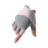 Sports and Fitness Half Finger Women's Spring and Summer Outdoor Breathable Non Slip Pilates Yoga Cycling Mountain Climbing Thin Gloves