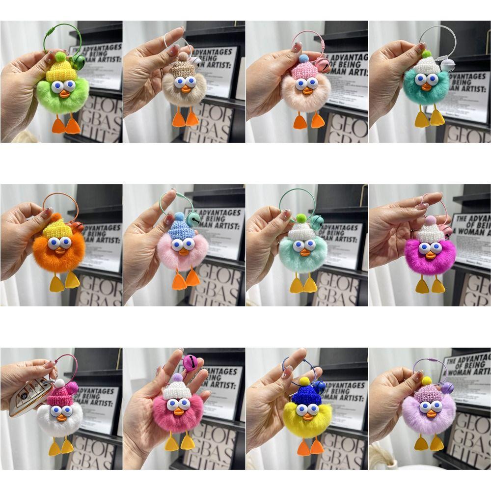 Plush Pendant Duck Plush Toy Keychain Keyring Duck Plush Toy Pendant Bag Pendant