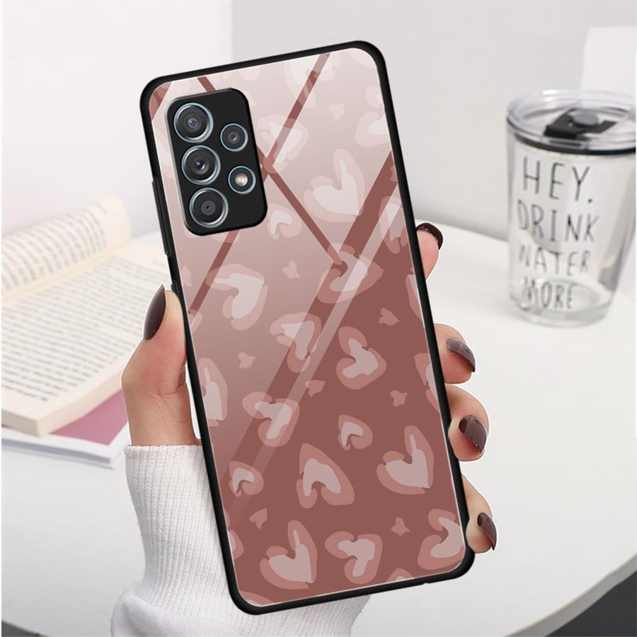 Чехол для телефона для Samsung Galaxy A12 A10 A36 A71 A56 A35 A25 A13 A20 A21 A06 A51 A52 A16 A02 A73 A34 A15 A50 A14 A30 Леопард