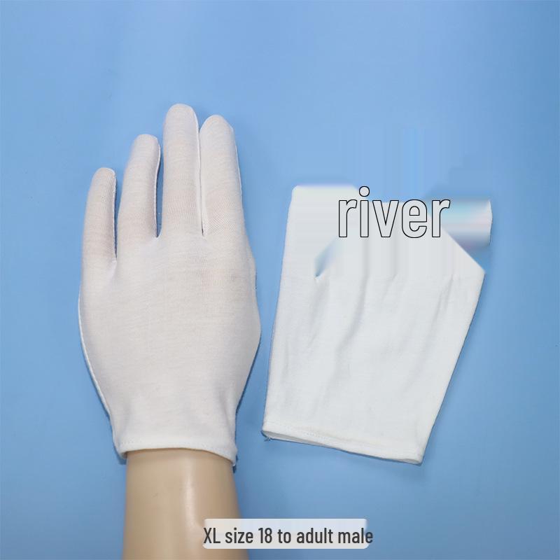 Детские белые перчатки для выступлений - Эластичные и тонкие для мальчиков и девочек от детского сада до средней школы