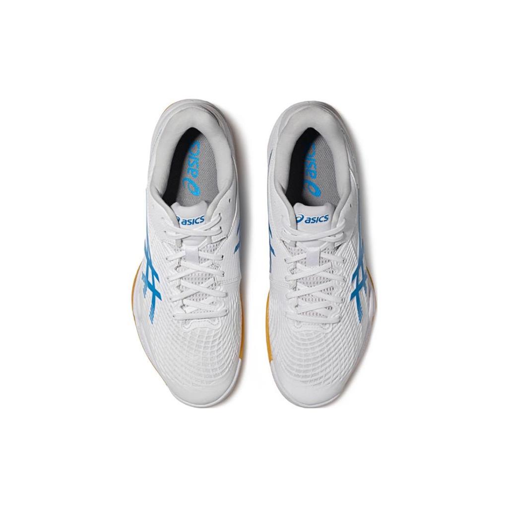 Asics Court Control FF 3 White Directoire Синие мужские кроссовки Real-White 1071A098-100