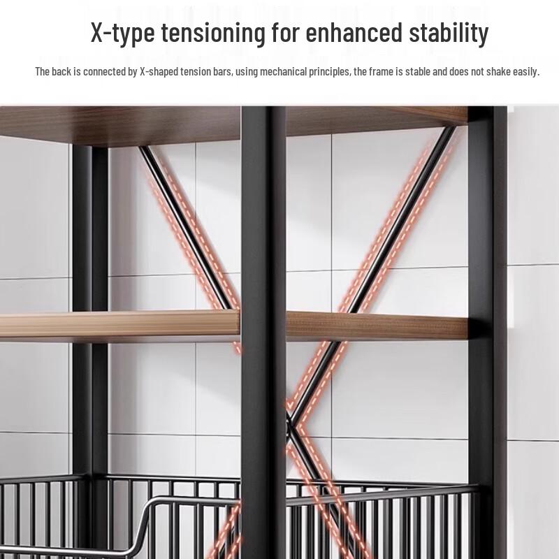 Многофункциональная кухонная стойка-органайзер для хранения