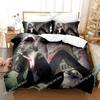 Аниме Данганронпа V3 Чиаки Нанами Комплект постельного белья 3D-печать Подходит для спальни Комплект пододеяльника С наволочками Домашний текстиль
