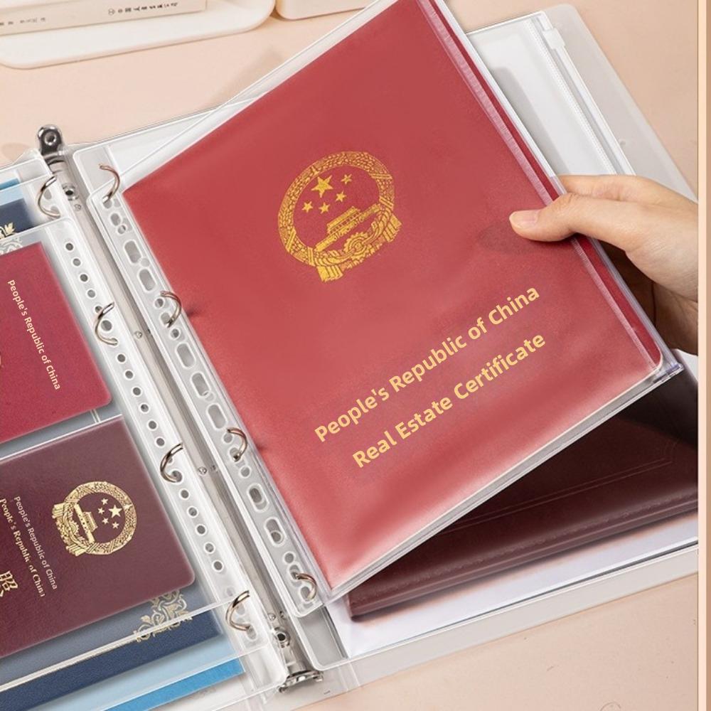 Waterproof Document Storage Bag 7-in-1 Miscellaneous Storage Organizer File Binder Business