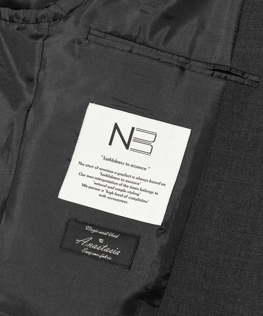 Nonblank W29 Washable Semi-Overfit Jacket_Charcoal
