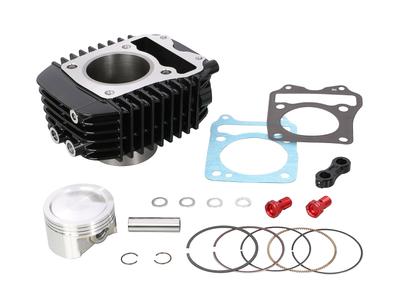 KITACO LIGHT 164cc Алюминиевый цилиндр с чугунной гильзой для Hunter Cub Monkey 125 и Grom Номер детали Комплект для увеличения объема, (черный), CT125, (JA55), (JB02),