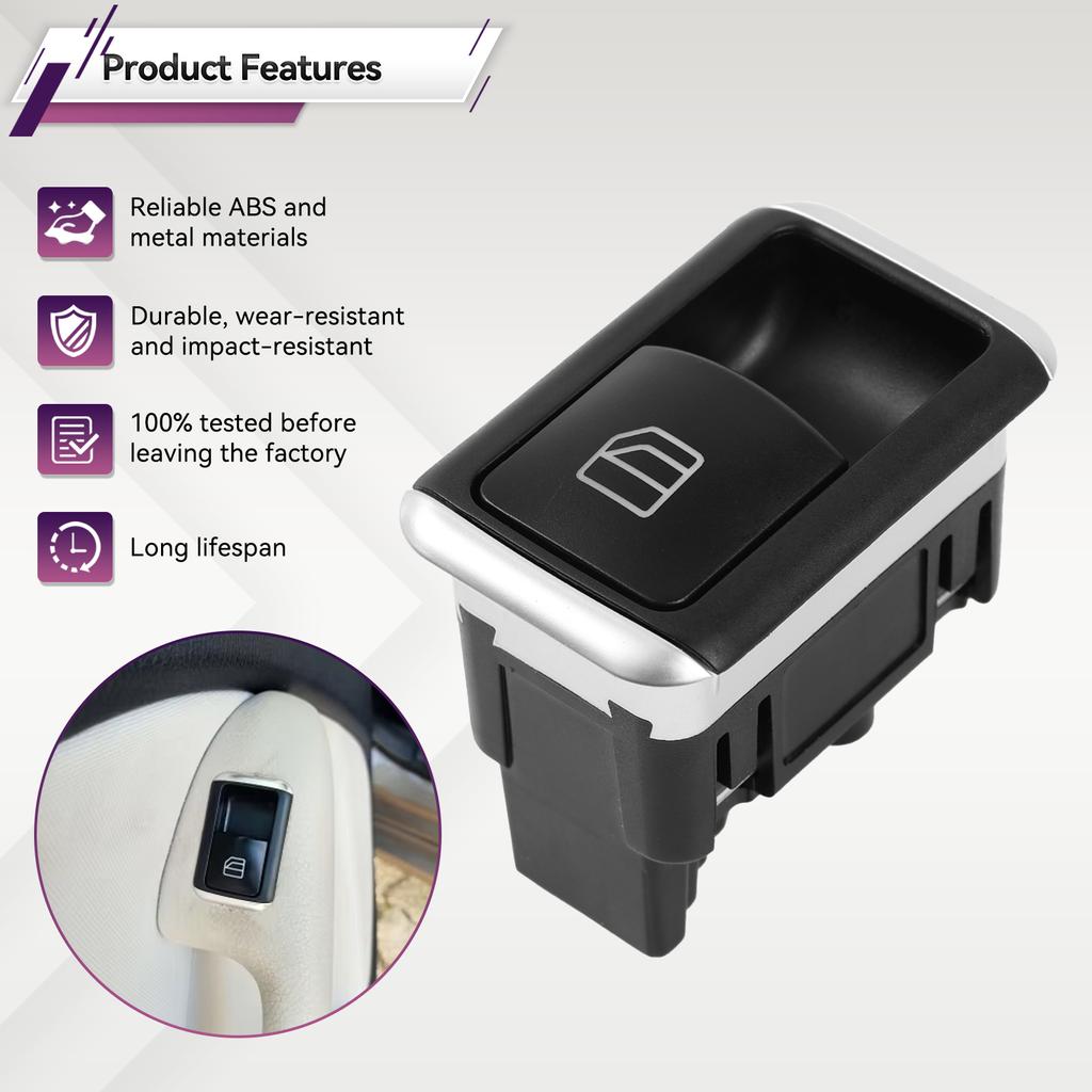 Переключатель подъема главного окна со стороны пассажира с электроприводом для Mercedes Benz W204 W212 CE GLK Class 2049058202 A2049058202