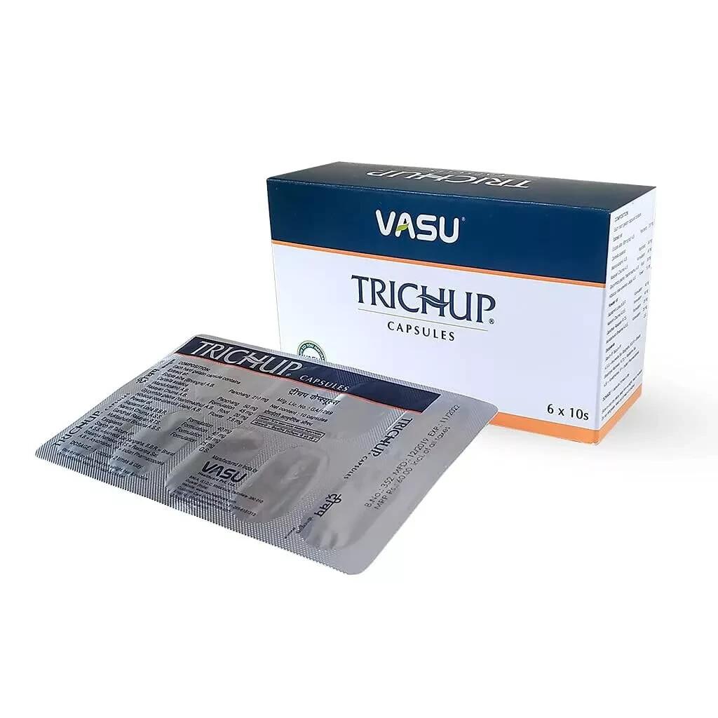 Vasu Trichup 60 Caps Controls Hairfall & For Hair Regrowth