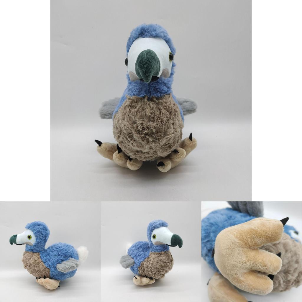 Мягкая плюшевая игрушка Додо 7,8 дюйма, синяя птица, мягкая набивная кукла, для детей, рождественские подарки