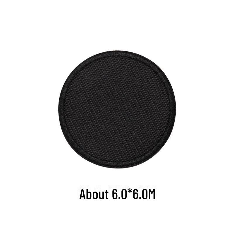 Черная самоклеящаяся вышитая нашивка для самостоятельного ремонта и украшения одежды