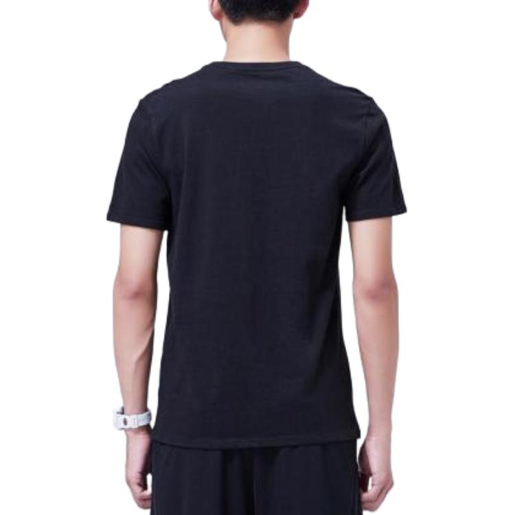 Nike Футболка с коротким рукавом и логотипом American Vintage Crew Neck, цвет черный 696708-013