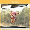 With Deer Cartoon Pink Hat Car Mirror Ornament Pendant For Kids Decor Vehicle
