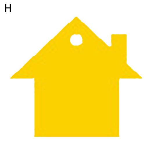 5 шт. полезных самоклеящихся солнцезащитных мух в форме домика для тли ловушки для дома