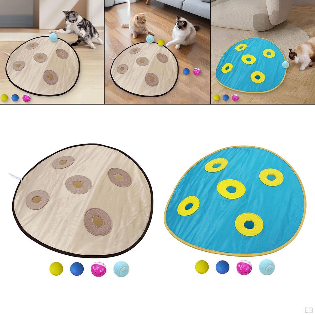 Автоматическая катающаяся игрушка для кошек в мешочке, креативная интерактивная для погони