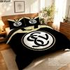 Sv Elversberg Bedding Quilt Set Quilt Cover Pillowcase Home Decoration Birthday Gift (1 * duvet cover + 2 * pillowcase, without core)