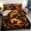 Indian Tribal Culture Theme Duvet Cover Set Multi Size Quilt Cover Queen Size Bedroom Bedding Decoration Machine Washable Adult Boy Girl Bedroom