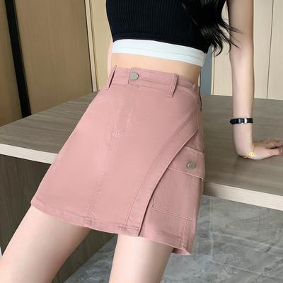 Плюс размер 2025 женские шорты брюки летние свободные джинсы короткие базовые шаровары с высокой талией эластичный пояс