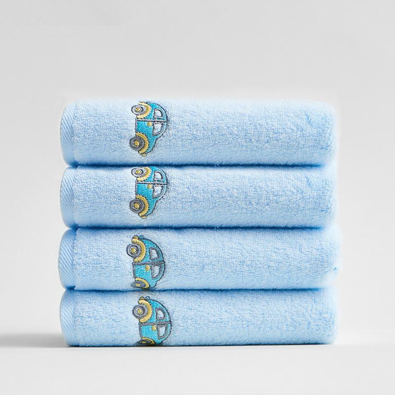 1 шт. 30x30 см квадратное 100% хлопок мультяшное вышитое животное супер мягкое полотенце для ванной комнаты для детей для рук и лица