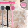Silicone Long Handle Bath Brush Body Shower Scrubber Back Brushes Cleaning Accessories Scrubber L9I6