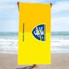 Пляжное полотенце с принтом Frosinone Calcio, Большое, Мягкое, Быстросохнущее, для Пляжа, Кемпинга, Плавания